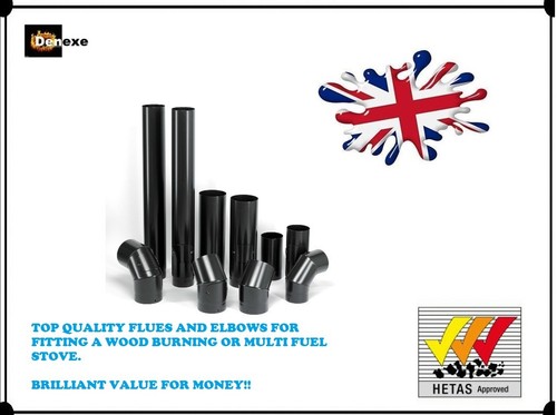 Stove flue pipe single - flue,
