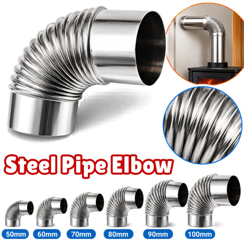 Stainless steel stove flue - steel,