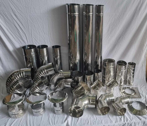 Stainless steel flue pipes - steel,