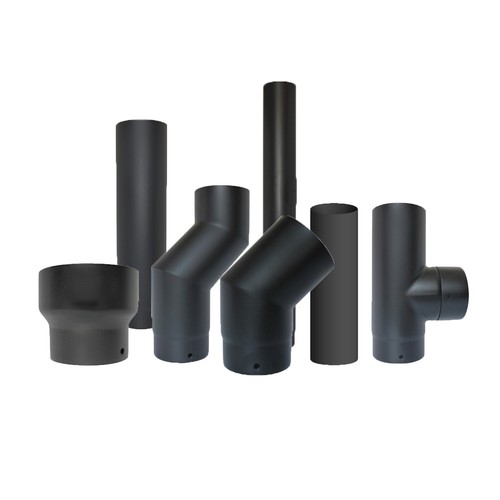 Vitreous enamelled flue pipe - vitreous,