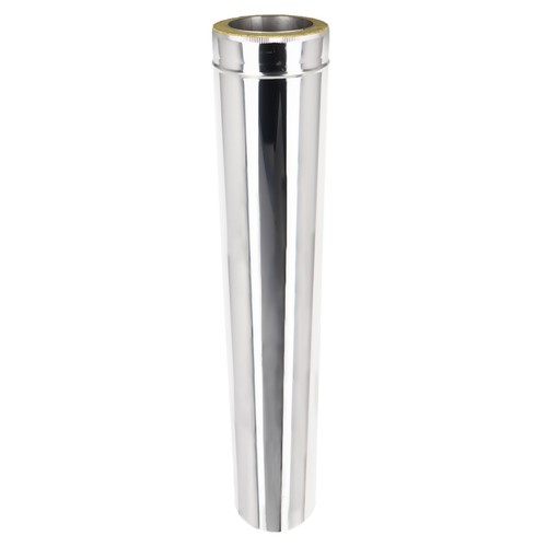 Twin wall 1000mm straight - wall,