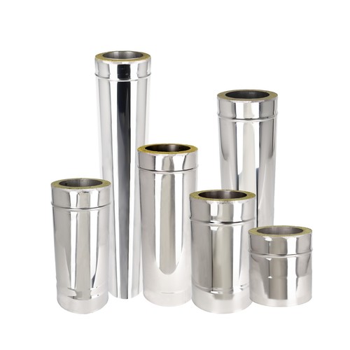 Twin wall flue pipe wood - pipe,