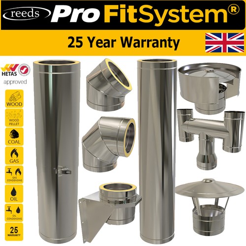 Twin wall flue - wall,
