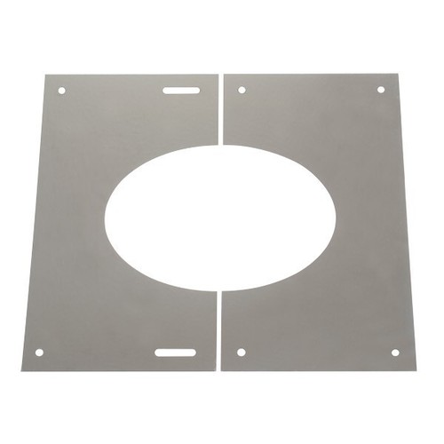 Flue pipe finishing - flue, plate