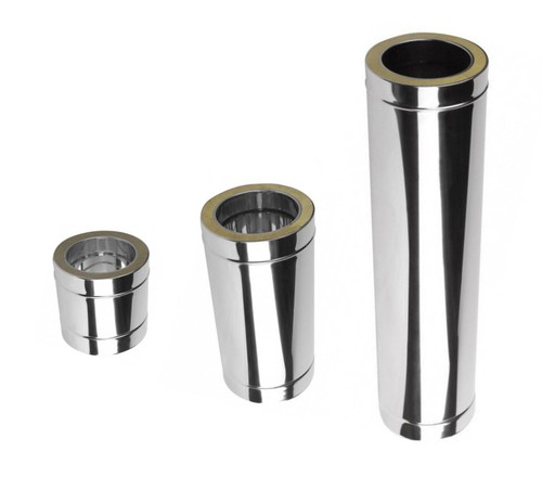 Stainless steel twin wall - steel,