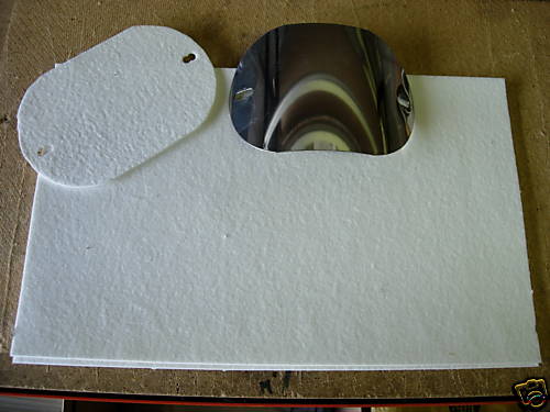 Stove door glass - , seal