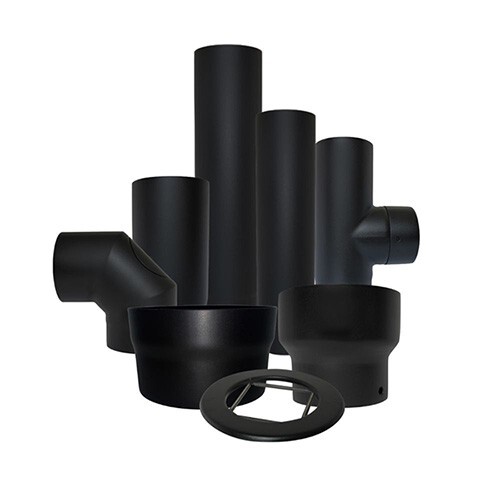 Vitreous enamel flue - enamel,