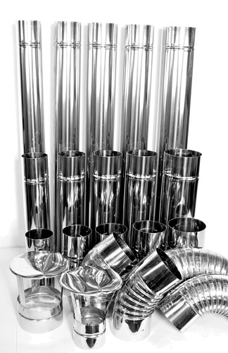 Stainless steel flue - steel,